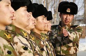 China's Para-Military recruits