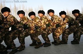 China's Para-Military recruits