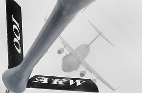 C-17 Globemaster over Germany