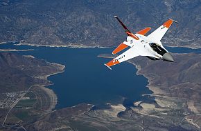 F-16 Fighting Falcon with radio frequency identification