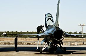 F-16 Arrival at Strike Fighter Wing