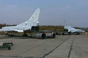 Tu-22M and engines, scrapyard