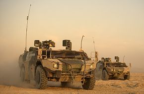 Fenneck scout vehicle in Uruzgan Afghanistan