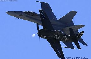 US Navy F/A-18 & F8F Legacy Flight