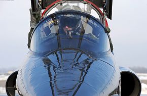 T-38 Talon pilots prepare for takeoff