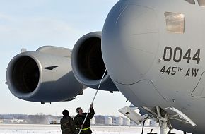 Work on a C-17 Globemaster III