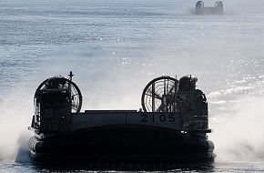 Japanese landing craft air cushion vehicles