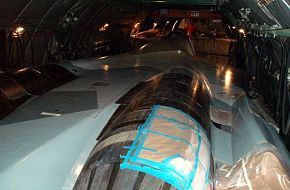PAK-FA inside An-124