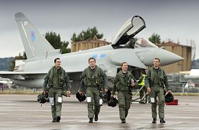 Eurofighter Typhoon at RAF Leuchars