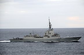 Spanish navy frigate SPS Almirante Juan de Borbon (F 102)