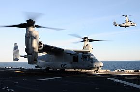 USMC  MV-22B Osprey  from Marine Medium Tiltrotor Squadron (VMM) 263