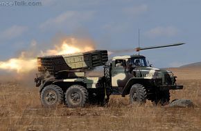 BM-21 Grad Firing