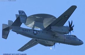 US Navy E-2C Hawkeye AWACS Aircraft