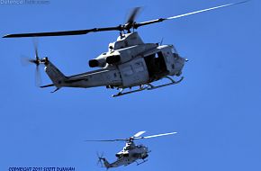 USMC UH-1Y Venom & AH-1Z Viper Helicopters