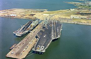 USS Nimitz and HMS Ark Royal