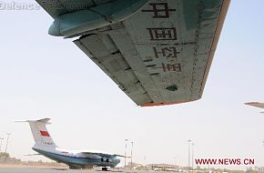 Chinese PLAAF  Il-76 transport aircraft