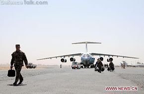 Chinese PLAAF  Il-76 transport aircraft