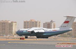 Chinese PLAAF  Il-76 transport aircraft