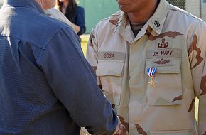 US Navy Chief Explosive Ordnance Disposal Technician Gerardo Sosa