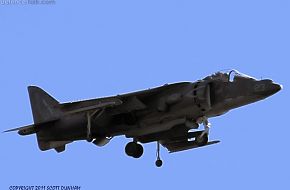 USMC AV-8B Harrier Fighter.