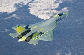 PAK-FA T-50 Flying