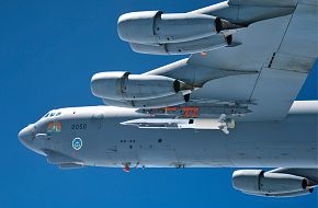 USAF  B-52 Stratofortress with X-51A scramjet