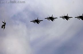 Canadian F18 Hornet fighters