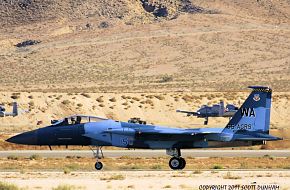 USAF Aggressor F-15C Eagle Fighter