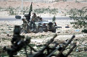 Free Libyan Army Toyota Land Cruiser