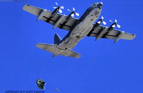 USAF HC-130J Combat King II Parachute Drop