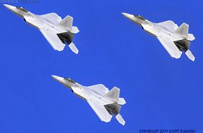 USAF F-22A Raptor Stealth Fighters