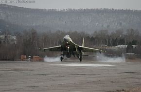 Su-35S First Serial Flight Test