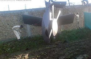 Crashed Helicopter Tail - Osama Operation