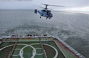 Ka-27 Taking Off from Marshal Krylov