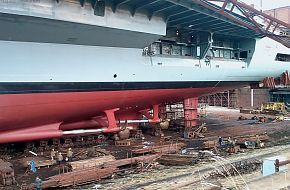 Indian Vikramaditya Aircraft carrier refitting