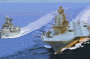 INS Virkamaditya artist conception