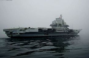 Chinese Carrier at Sea on Trials