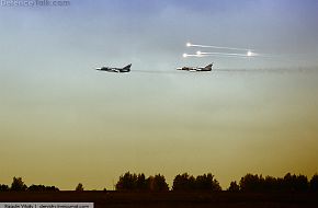 Su-24s in flight