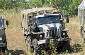 Up-Armored Ural with IED jammer