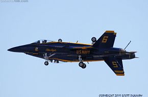 US Navy Blue Angels F/A-18 Hornet