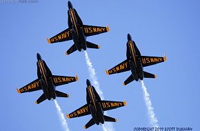 US Navy Blue Angels F/A-18 Hornet