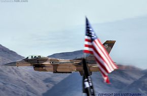 USAF F-16 Fighting Falcon Agressor Fighter