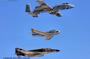 USAF Heritage Flight A-10 F-86 F-4