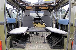 UAZ Gusar interior