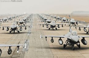 F-16s - Airpower Display by USAF and ROK