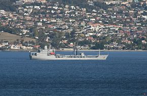 HMNZS  Endeavour in Derwent