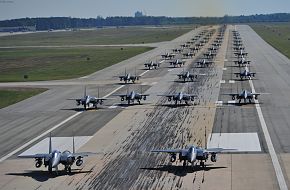 70 F-15E Strike Eagles Turkey Shoot