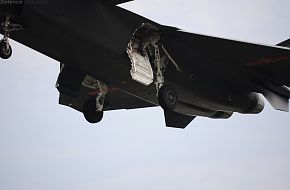 J-20 under-carriage - China Air Force