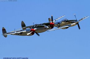 USAAC P-38 Lightning & P-51 Mustang Fighters