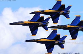 US Navy Blue Angels - F/A-18 Hornet Fighter